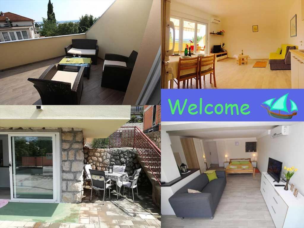 Apartment Dvorska Crikvenica Bagian luar foto